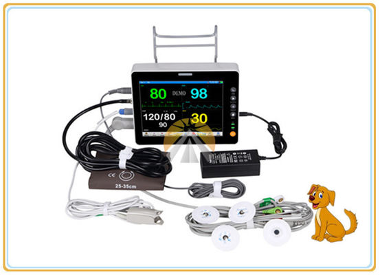 Six Parameters Vet Patient Monitor 800*600 Screen Resolution Max 8 Channel Waveform