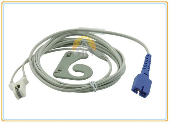 Animal Spo2 Probe Sensor  7 Pin Non Oximax Ear Clip 1 Meter Long