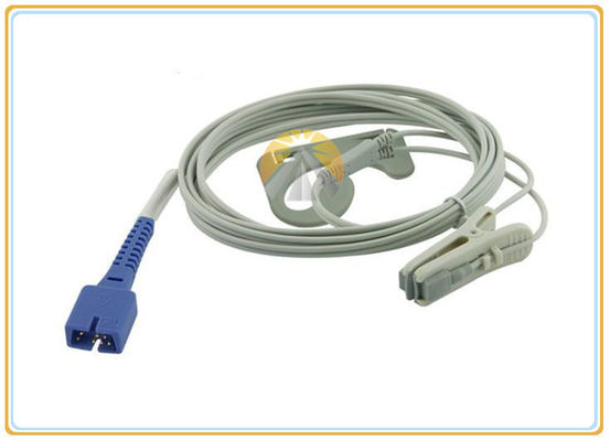 Animal Spo2 Probe Sensor  7 Pin Non Oximax Ear Clip 1 Meter Long