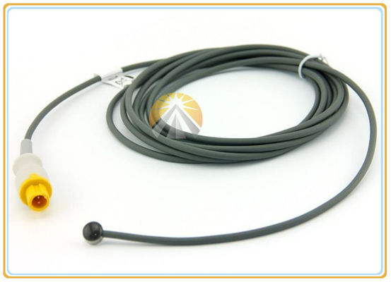 2 Pin Plug Adult Skin Temp Probe Compatible Mindray T5 T8 3.0 Meter Length