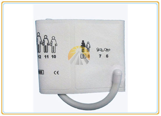 Child Paediatric Blood Pressure Cuff , Single Tube Disposable Blood Pressure Cuff