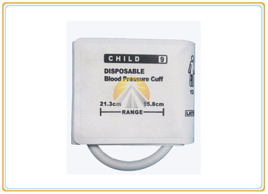 Child Paediatric Blood Pressure Cuff , Single Tube Disposable Blood Pressure Cuff
