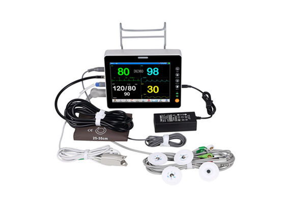 8" Multi Parameter Patient Monitor Six Parameters 96 Hours Large Storage
