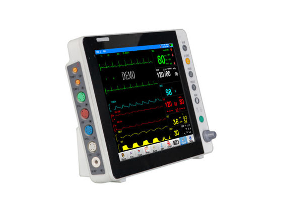 Multi Para Patient Monitor Machine 12.1 Inch Touch Screen Multi Language