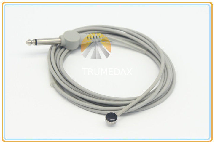 YSI 400 Series Medical Temperature Probe Gray Color 6.35 Male Plug Connector