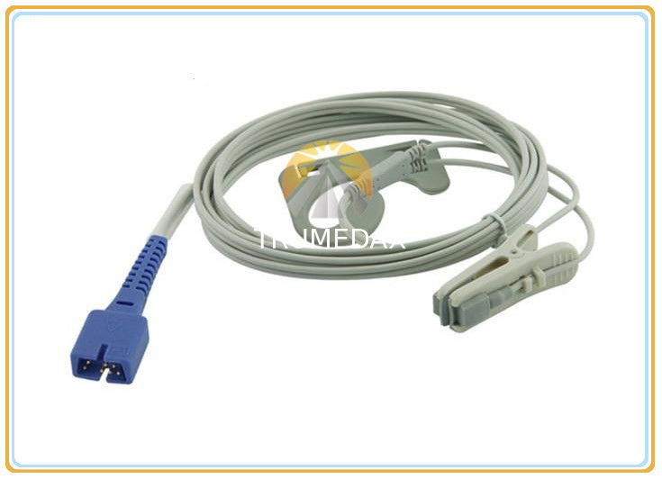 Animal Spo2 Probe Sensor  7 Pin Non Oximax Ear Clip 1 Meter Long