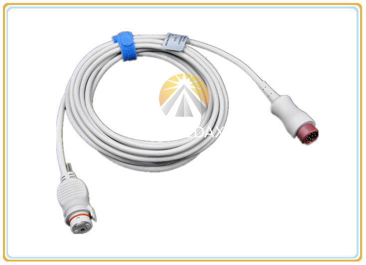 Mindray Invasive Blood Pressure Cable For T5 T6 T8 12 Pin Connector