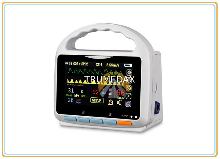 ETCO2 INCO2 Capnograph Patient Monitor Machine 5 Inch Color TFT LCD Display Screen