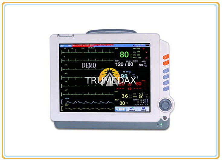 800*600 Resolution Icu Patient Monitoring , LCD Screen Patient Vital Signs Monitor