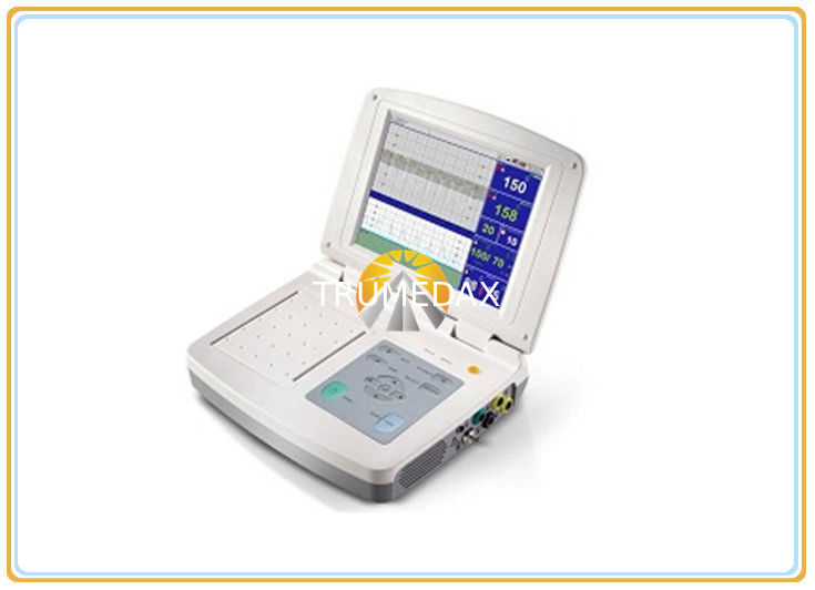 10.4 Inch Fetal Heart Rate Monitor , Portable Fetal Monitor With FHR TOCO Transducer