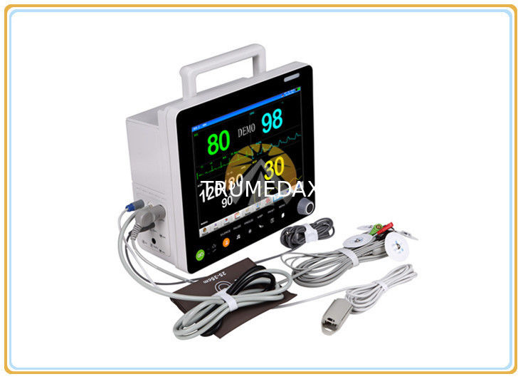 12.1 Inch Ecg Patient Monitor , High Brightness Screen Multipara Patient Monitor