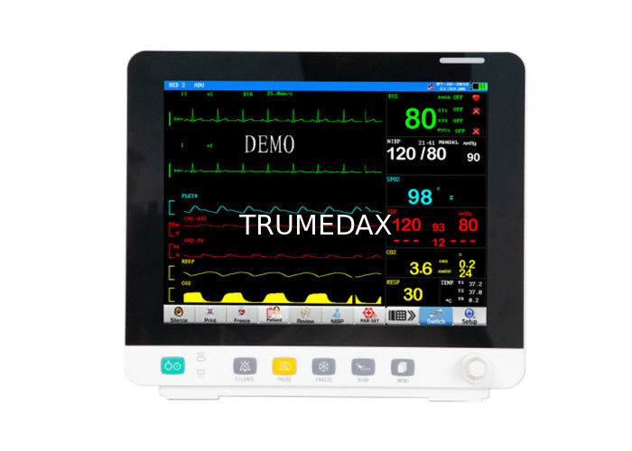 ICU Patient Monitor Machine 15 Inch Multi Separated Parameter Board Central Monitoring System